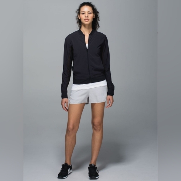 Lululemon Noir Jacket II Black size 4 new no tag - Picture 2 of 13